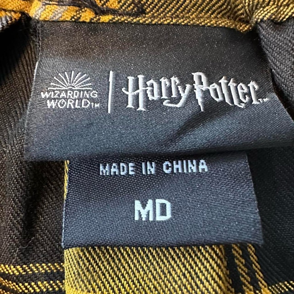 Harry Potter Hufflepuff Plaid Skater Skirt Dark Academia Hogwarts MD Fantasy - Picture 5 of 8
